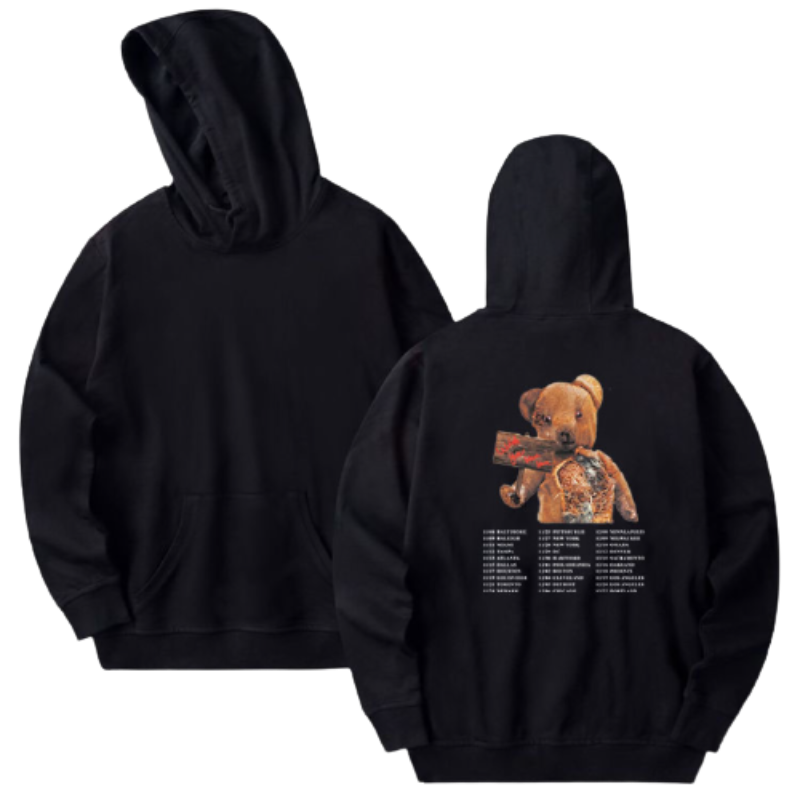 Astroworld Travis Scott Bear Hoodie Astroworld Travis Scott Bear Hoodie