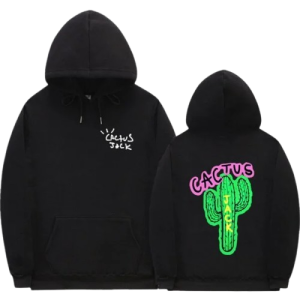 Cactus Jack Black Hoodie