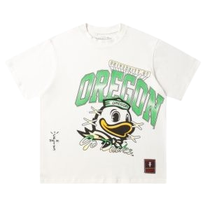 Cactus Jack Collage Merch Oregon Go Ducks Tee