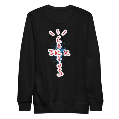 Cactus Jack Unisex Fleece Pullover Colored Logo Cactus Jack Unisex Fleece Pullover Colored Logo