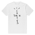 Cactus Jack Letters Tee White