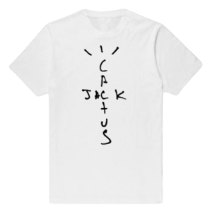Cactus Jack Letters Tee White
