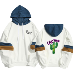 Cactus Jack White Blue Patches Hoodie