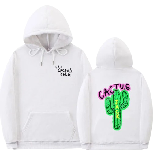 Cactus Jack White Hoodie Cactus Jack White Hoodie