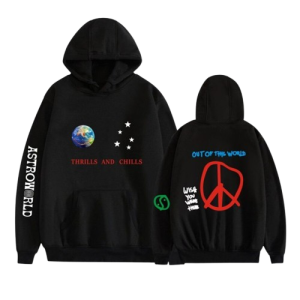 Thrills And Chills Black Hoodie
