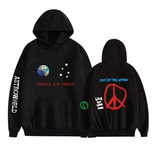 Thrills And Chills Black Hoodie Thrills And Chills Black Hoodie