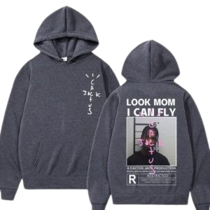 Travis Scott Cactus Jack Dark Grey Hoodie
