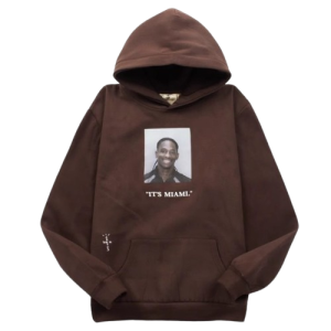 Travis Scott Its Miami Hoodie – Brown