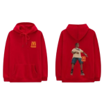 Travis Scott McDonalds Hoodie Red
