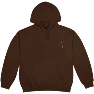 CJ X MCD SMILE HOODIE BROWN