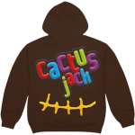 CJ X MCD SMILE HOODIE BROWN