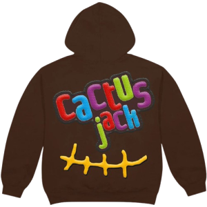 CJ X MCD SMILE HOODIE BROWN