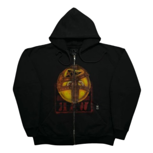 Shop the Travis Scott x WWE Mankind Zip Up Hoodie. Premium cotton, WWE-inspired graphics, and authentic Travis Scott merch for a bold streetwear edge.