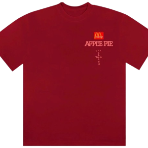 Travis Scott CJ x McDonald's Apple Pie Tee 'Cardinal'