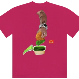 Travis Scott CJ x McDonald's Cactus Sauce Tee II 'Heliconia'