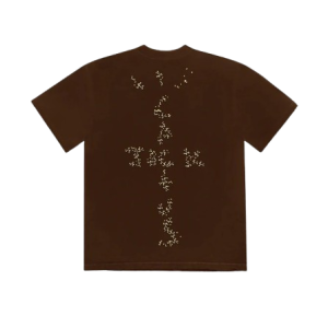 TRAVIS SCOTT X MCDONALDS SESAME 3 TEE BROWN